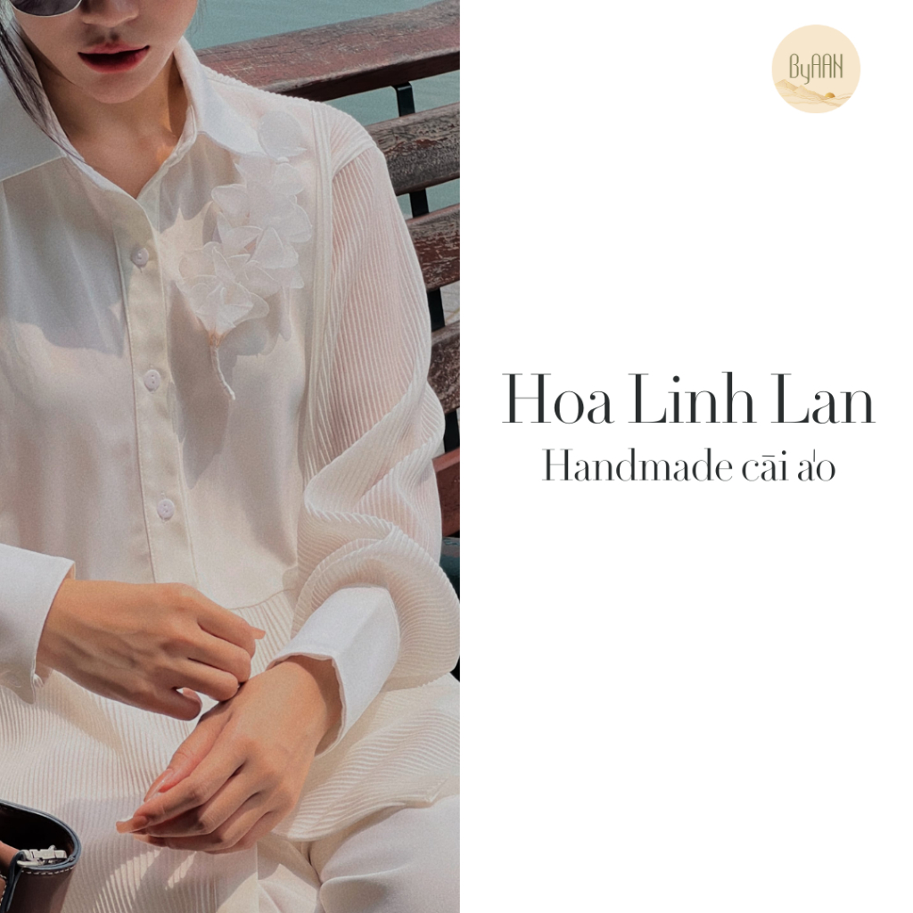 Hoa Linh Lan Handmade cài áo
