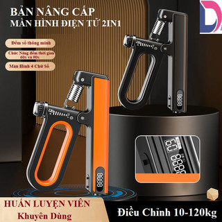 Kìm Bóp Tay 120kg Super Cải Tiến Kháng Lực Có Đếm Số Đếm Giờ Dụng Cụ Tập Gym Tại Nhà