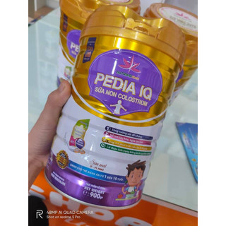 Sữa tăng cân cho bé biếng ăn, suy dinh dưỡng NutrikidGold Pedia IQ lon 900g - bổ sung HMO & sữa non colostrum