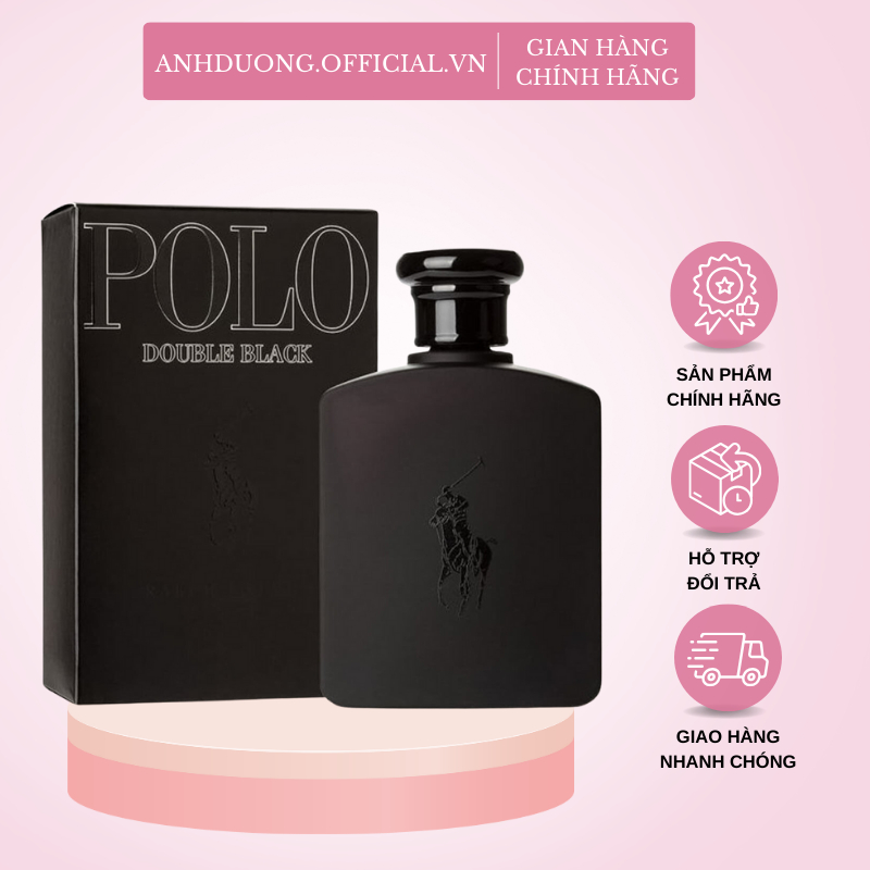 Nước hoa nam Polo Double Black Ralph Lauren EDT,thơm lâu nam tính - anhduong.official.vn