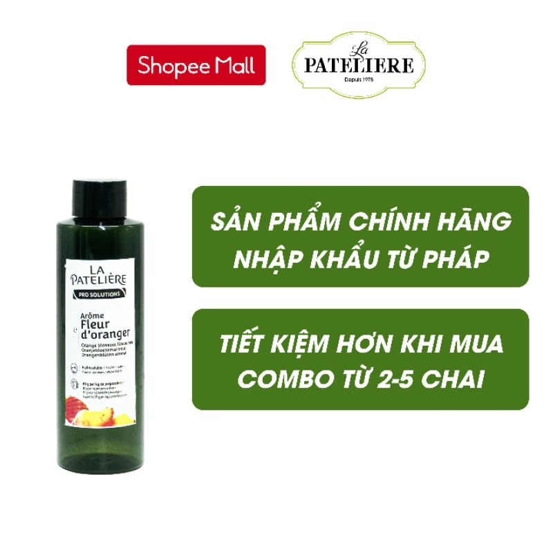 Nước hoa cam làm bánh Lapateliere chính hãng - Chai chiết 150 ML