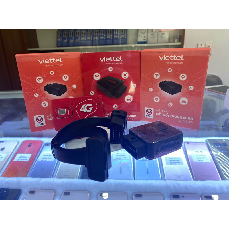 Định vị oto hành trình Vcar 100% Viettel phát WiFi Mới nhất 2024, bảo hành trên toàn hệ thống Viettel 24 tháng