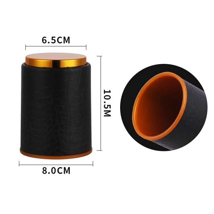 Bộ đồ chơi lắc xí ngầu cao cấp bọc da  dùng cho quán bar, beer club, party,..