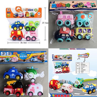 Túi 4 Xe Đồ Chơi Poli Robocar 8335 BJ624 chọn ngẫu nhiên