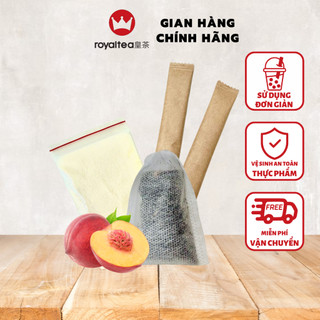 Trà sữa Royaltea Vị Đào không bao gồm ly nhựa. Trà sữa tự pha [CHÍNH HÃNG] chuẩn vị, set trà sữa đầy đủ nguyên liệu.