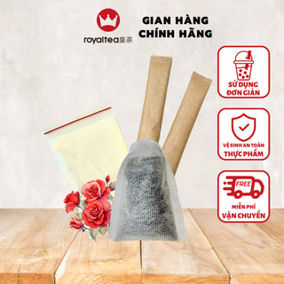 Trà sữa Royaltea vị Hoa Hồng không bao gồm ly nhựa. Trà sữa tự pha chuẩn vị, set trà sữa đầy đủ nguyên liệu