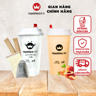Trà sữa Royaltea vị Đào.❤️FREESHIP❤️ Trà sữa tự pha [CHÍNH HÃNG] chuẩn vị set trà sữa đầy đủ nguyên liệu pha chế trà sữa