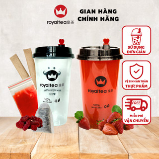 Trà Trái Cây Trà Dâu Tây Nhiệt Đới Royaltea. Trà sữa tự pha [CHÍNH HÃNG] chuẩn vị set trà sữa đầy đủ nguyên liệu pha chế