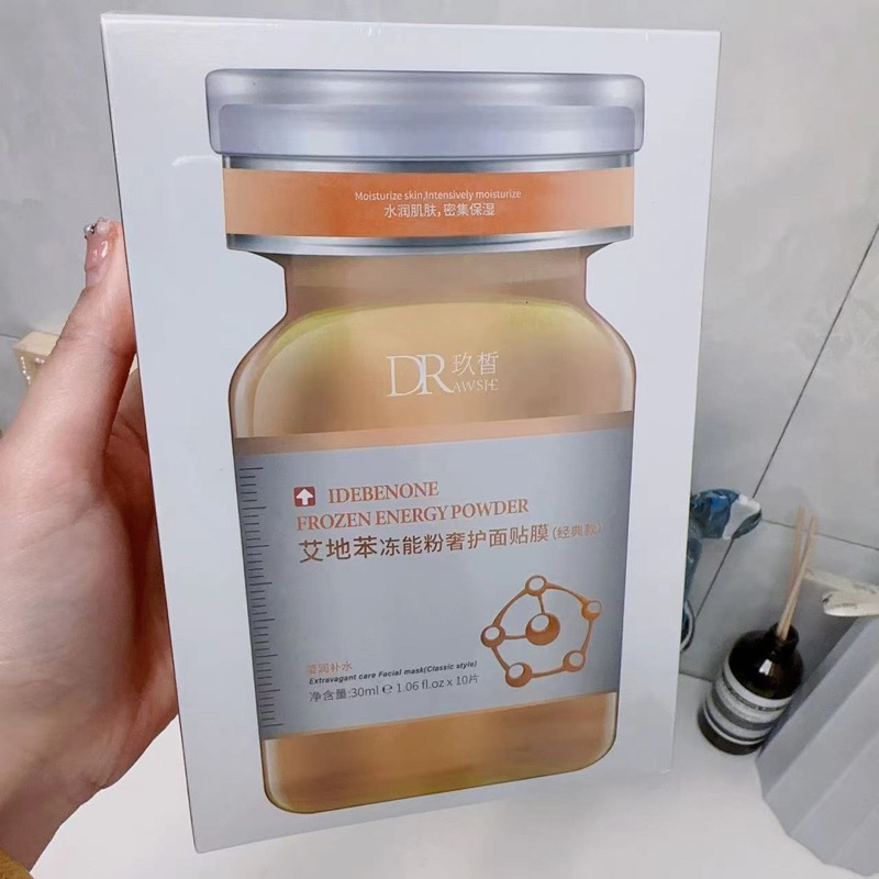 Hộp 10 Mặt Nạ Đắp Siêu Tinh Chất Tế Bào Gốc Peptide DRawshe Truyền Trắng Cấp Ẩm Dưỡng Da Trắng Sáng, Mịn Màng, Nâng Cơ