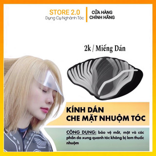 1 miếng dán che mặt khi làm tóc bảo vệ mắt, mũi, miệng khi nhuộm tóc