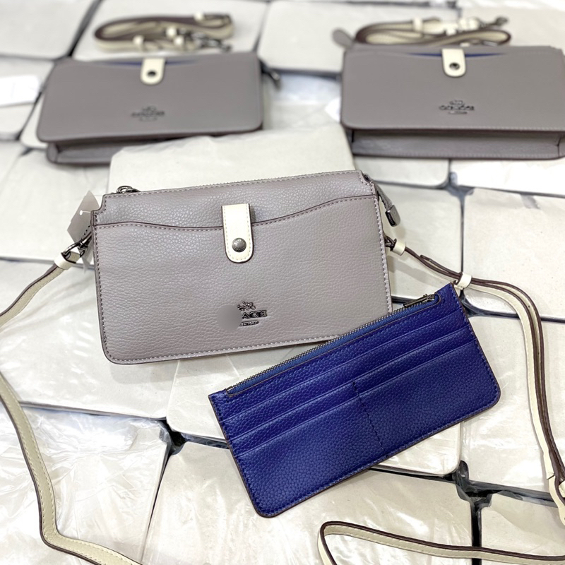 Túi coach cluth đeo chéo nữ