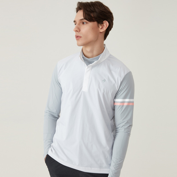 Áo Polo Dài Tay Le coq Golf Nam - GO121MTL32-GREY