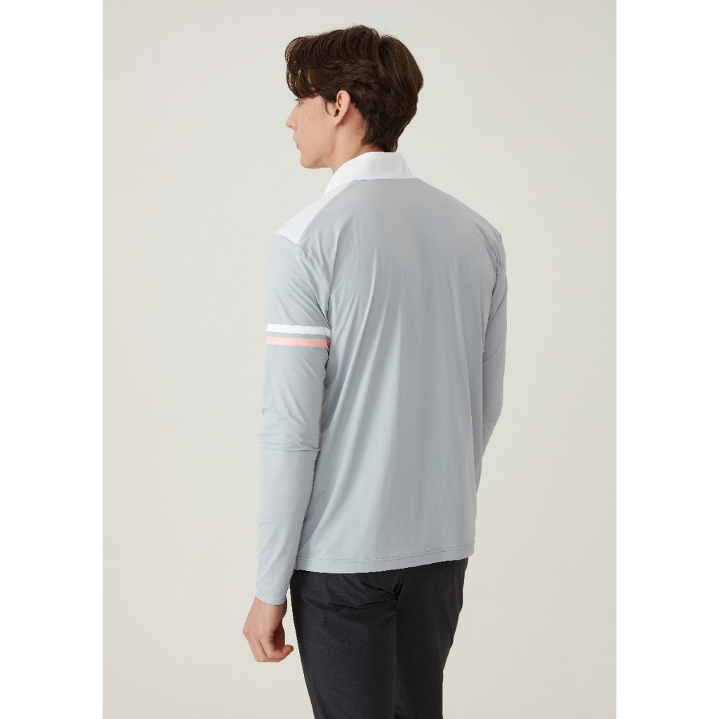 Áo Polo Dài Tay Le coq Golf Nam - GO121MTL32-GREY