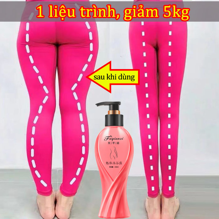 sữa tắm trắng da giảm cân (Tắm hàng ngày=đốt mỡ giảm béo) giảm mỡ bụng, Giảm cánh tay, mỡ đùi, giảm cân an toàn