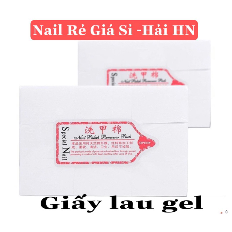 Giấy lau Gel không xù Nail HN