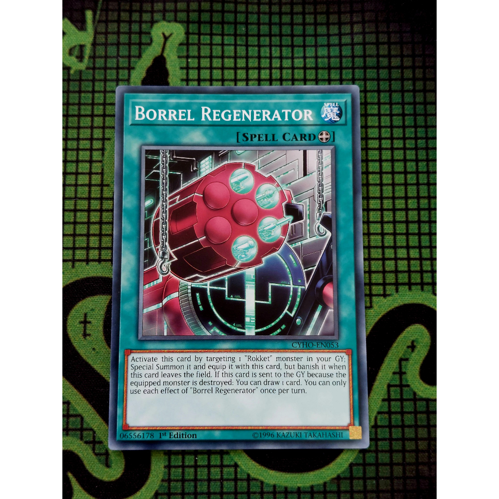 Thẻ Bài Mint90 Yugioh Spell Borrel Regenerator  - Common