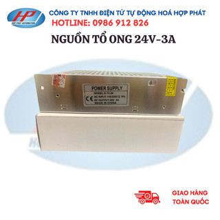 Nguồn tổ ong 24V 3A, nguồn chuyên dụng cho camera, Led
