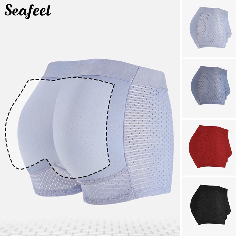 Quần nâng mông nam Boxer độn mông tự nhiên không dấu vết, Quần sịp đùi nâng mông sexy lịch lãm