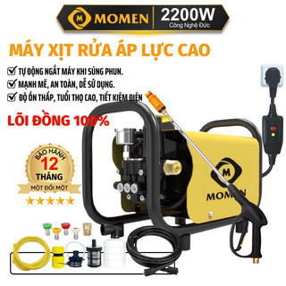 Máy rửa xe lõi đồng áp lực cao MO2200pre - có chỉnh áp - công suất 2200w chính hãng - bảo hành 1 đổi 1 (Dùng thử 7 ngày)