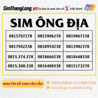 Sim 4G Ông Địa, Sim Số Đẹp Sim Vinaphone, Sim Viettel, Sim Mobi, Sim Số Đẹp Giá Rẻ, đăng kí chính chủ
