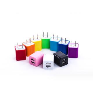 Cốc Sạc 2 cổng 5v 1A và 2A siêu tiện lợi - hàng chất lượng tốt, nhiều màu sắc