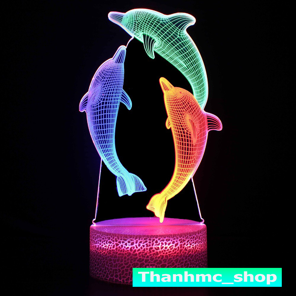 Đèn ngủ Led 3D Hình Trái Tim Để Bàn, Trang Trí Phòng Ngủ, Decor, Làm Quà Tặng