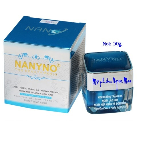 Kem dưỡng trắng ngừa lão hóa NANYNO VIP ngừa nếp nhăn, đốm nâu, đồi mồi (30g)