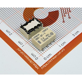 Omron Relay 1A 5V (8 chân) G6K-2F-Y DC5/12/24