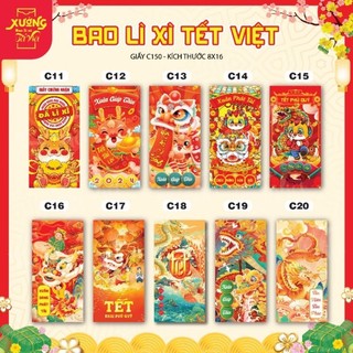 Bao lì xì truyền thống tết 2024