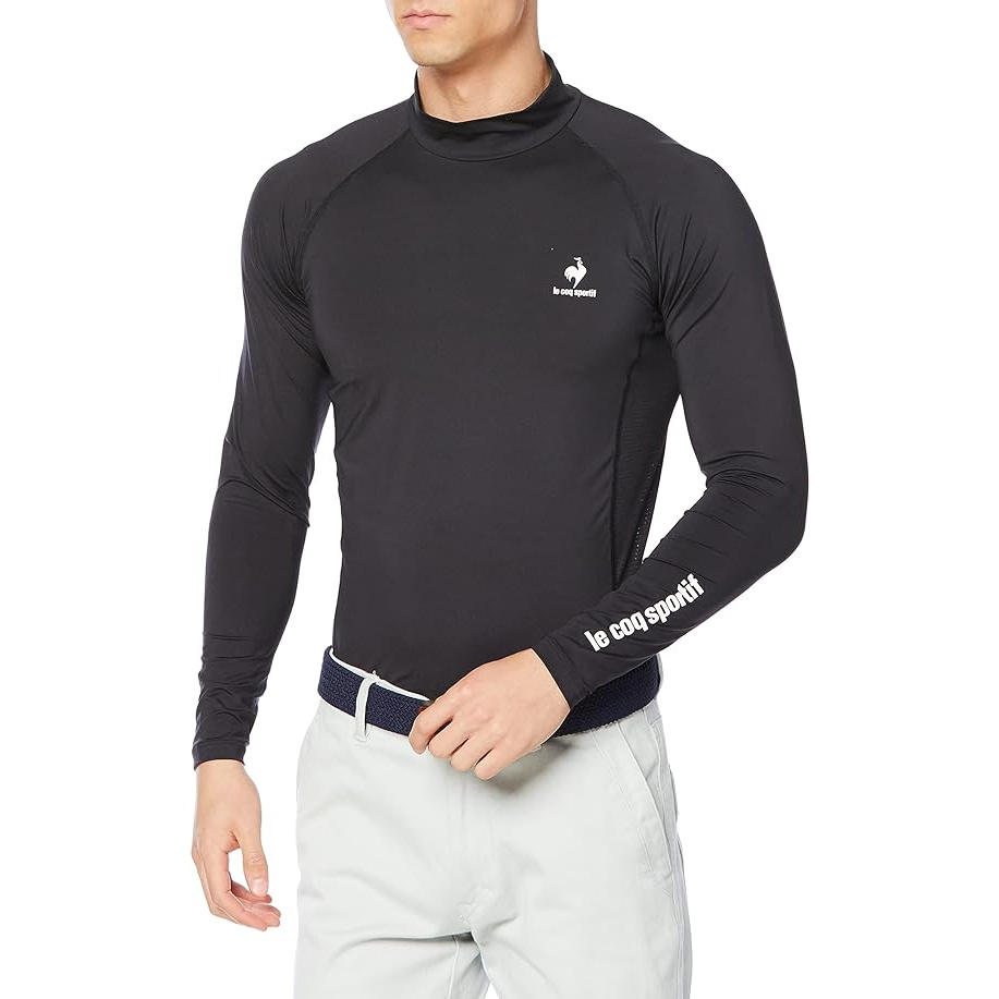 Áo Polo Dài Tay Le coq Golf Nam - QGMTJM00V-BK00