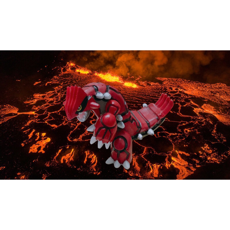 POKEMON FIGURE TOMY ACTION GROUNDON  グラードンGroudon- MÔ HÌNH QUÁI VẬT BỎ TÚI