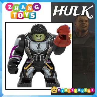 Đồ chơi Xếp hình Hulk Quantum Suit tặng kèm găng tay Vô cực Bigfigures Minifigures PRCK GD218