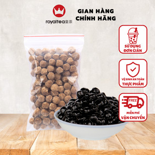 Trân Châu Đen Đài Loan. Set trân châu nấu trân châu đường đen, nguyên liệu trà sữa. Trà sữa tự pha Royaltea [CHÍNH HÃNG]