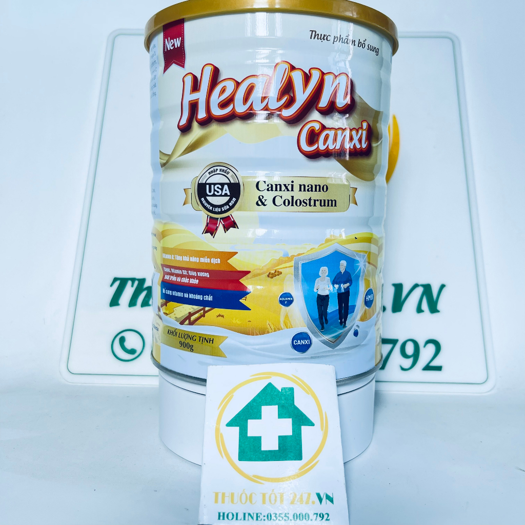 Sữa Canxi Hữu cơ Healyn Canxi -Hộp 900g