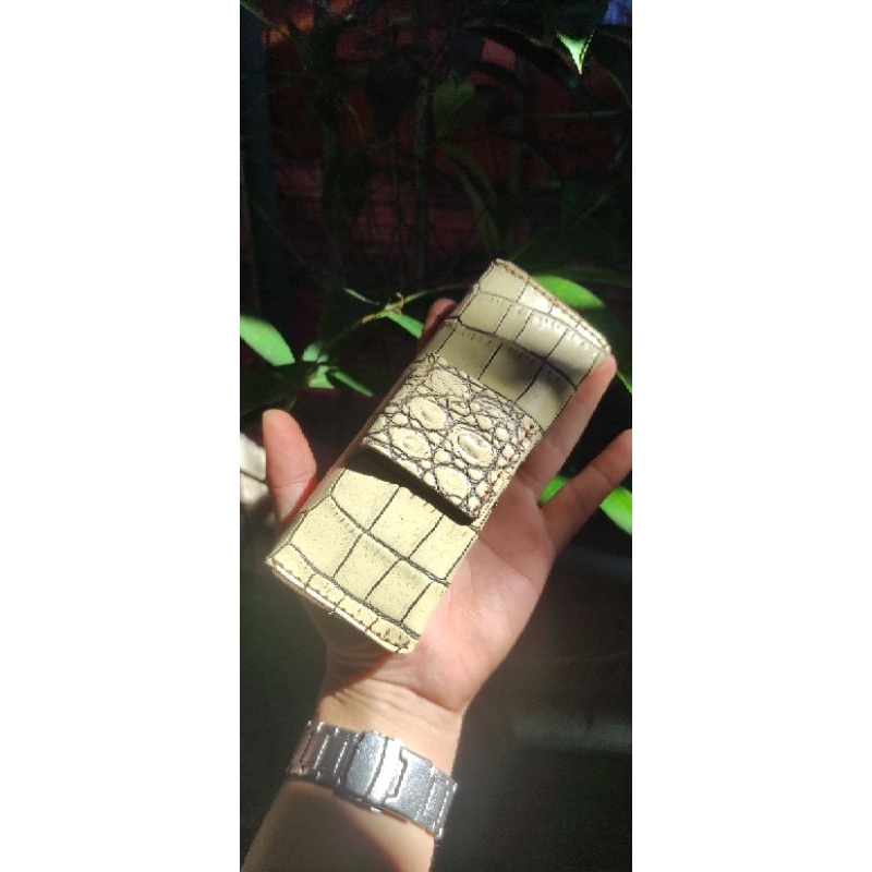 Bao da đựng kính rayban size 58 thủ công da thật