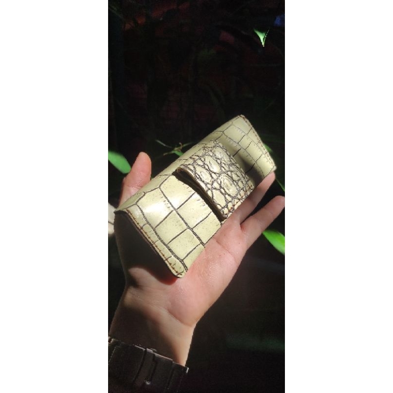 Bao da đựng kính rayban size 58 thủ công da thật