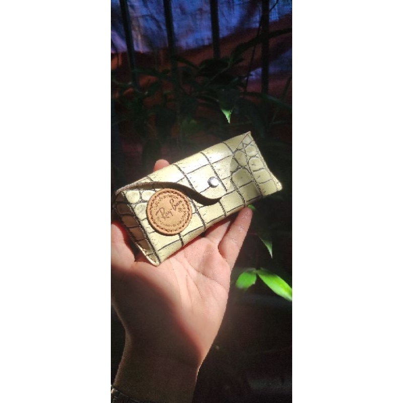 Bao da đựng kính rayban size 58 thủ công da thật