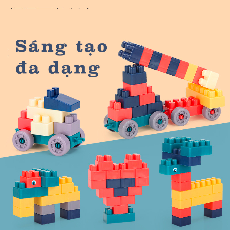 Lego 520 chi tiết và 680 chi tiết, bộ đồ chơi xếp hình 520 chi tiết cho bé