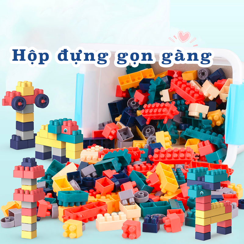 Lego 520 chi tiết và 680 chi tiết, bộ đồ chơi xếp hình 520 chi tiết cho bé