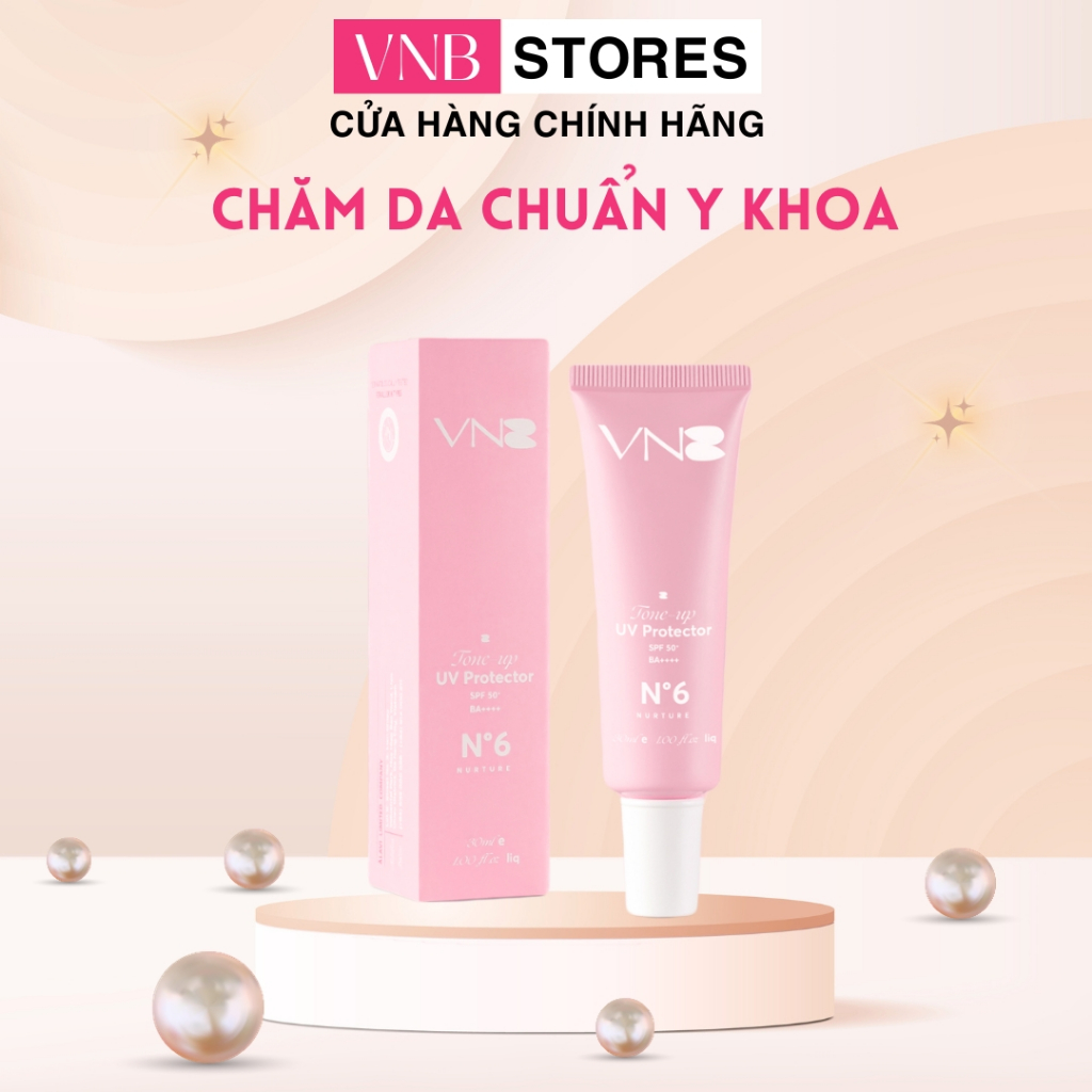 Kem Chống Nắng VNB Dạng Nhẹ SPF 50+ Dưỡng Trắng Da Bảo Vệ Làn Da Nhạy Cảm Da Trẻ Em