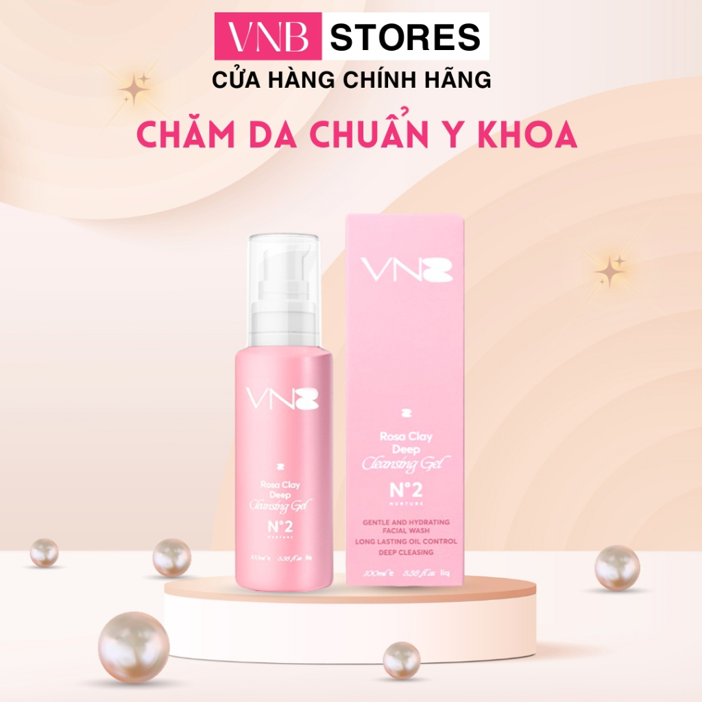 Sữa Rửa Mặt VNB Làm Sạch Dầu Bụi Bẩn Ngăn Ngừa Mụn Viêm Sưng Đỏ Cân Bằng Độ Ẩm Cho Da
