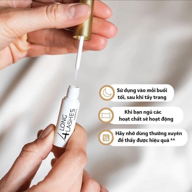 [Bill Ba Lan Hàng sẵn) Serum dưỡng dài dày mi Long 4 Lashes