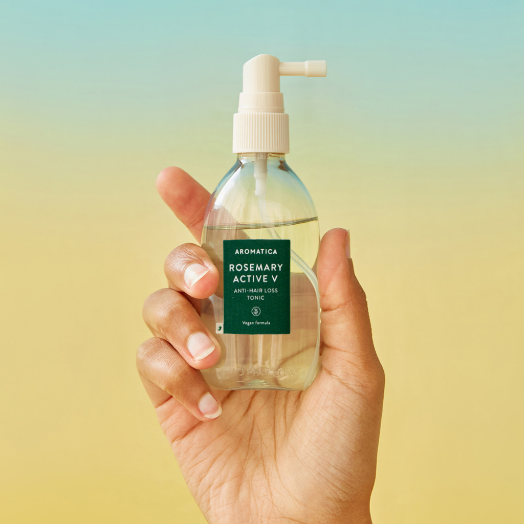 Nước Dưỡng Tóc Giảm Rụng Tóc Aromatica Rosemary Active V Anti-Hair Loss Tonic 100ml - ninishop