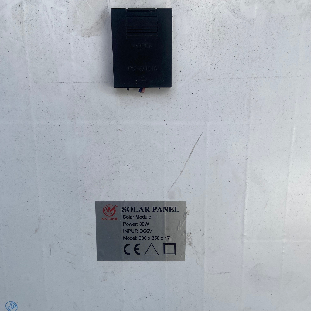 Tấm pin Năng Lượng Mặt Trời 30W 6V - HÀNG THANH LÝ