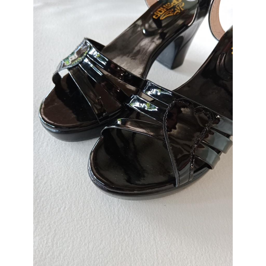 Dép Nữ cao gót ĐẸP mẫu tim gót vuông 7 phân chắc chắn, Thời Trang hè KH-04 Trẻ Trung