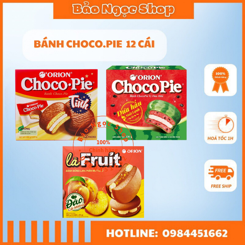 Bánh Chocopie Hộp 12 Chiếc