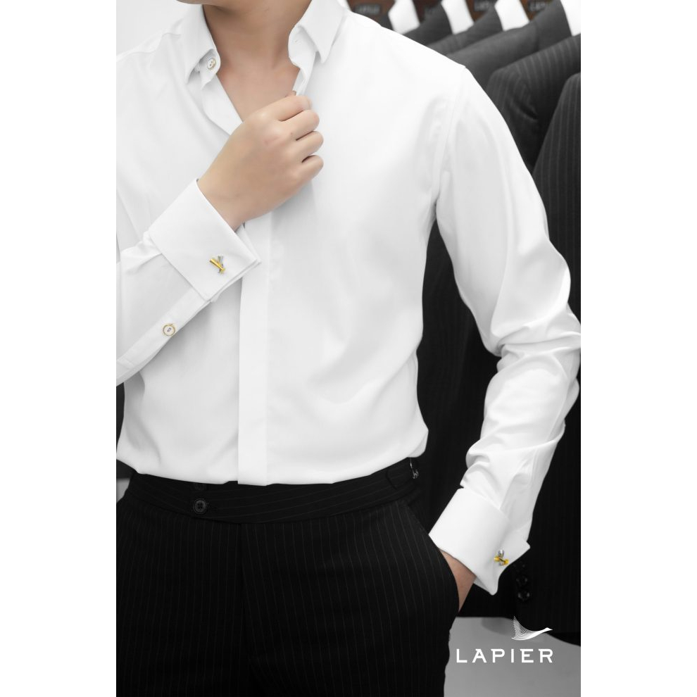 Khuy măng sét nam cao cấp LAPIER chất liệu hợp kim