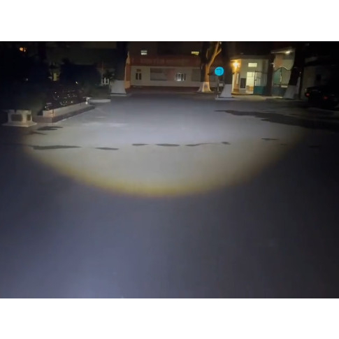 Đèn Pha Bi Cầu BMA W4F 35W/12.24V/DC Lắp Zin Cos Vàng Pha Trắng