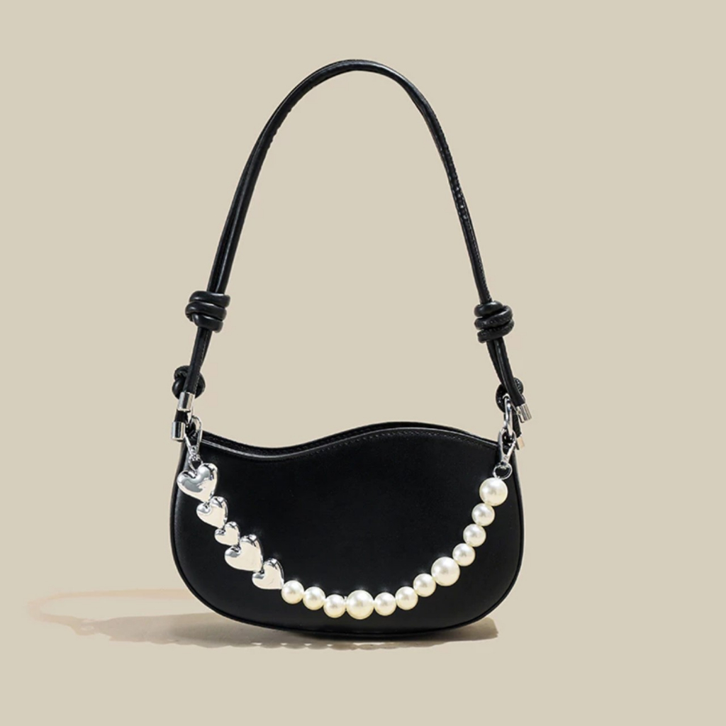 Túi xách nữ đẹp kẹp nách đeo vai dáng bầu dây ngọc pamoli_ TDC310