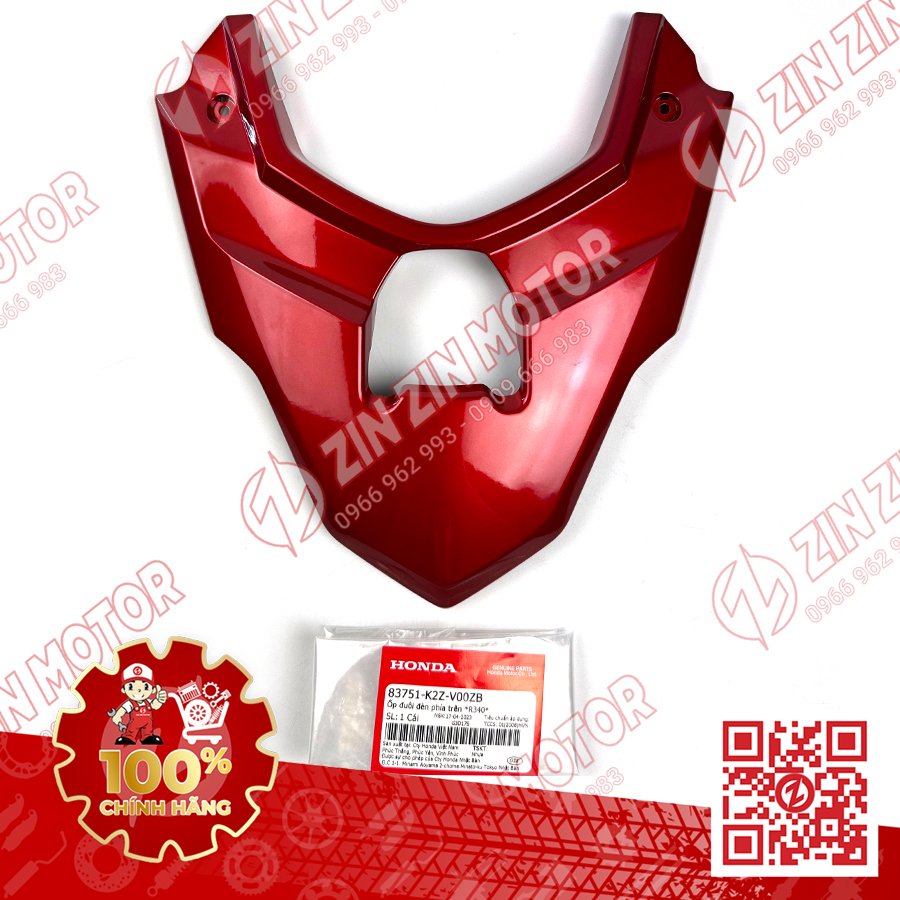 Dàn Áo AB 125 2022, AirBlade 125 2022 Đỏ Đen Zin Phiên Bản Tiêu Chuẩn Chính Hãng Honda - ZZM